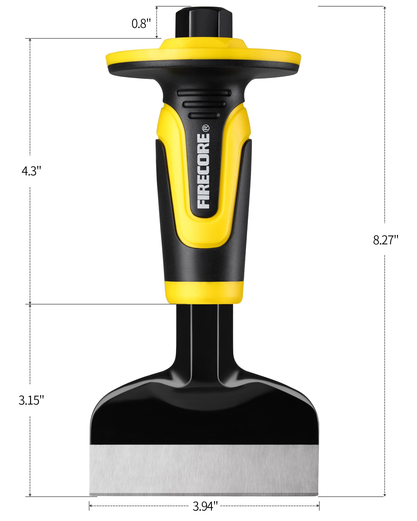 Firecore 11 inch point chisel ideal for precise point work