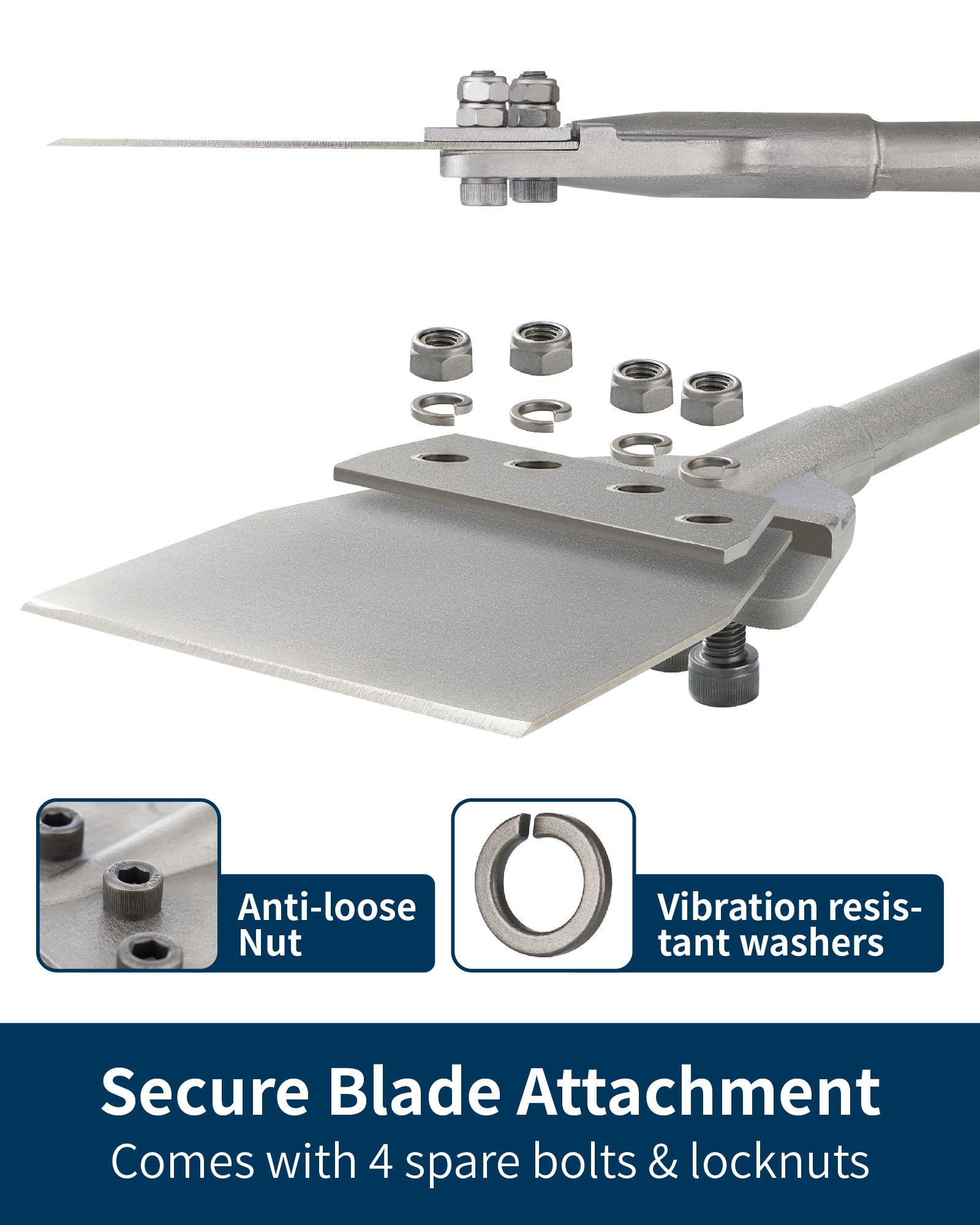 Firecore 6-inch blade in action for faster material removal.