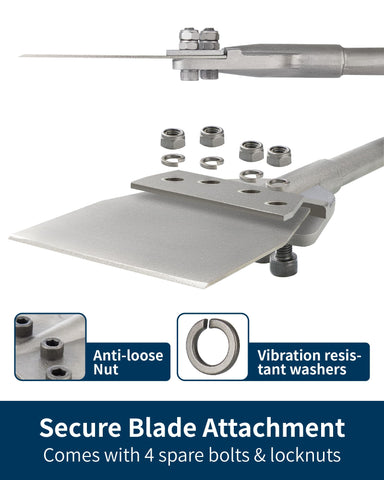 Firecore 6-inch blade in action for faster material removal.