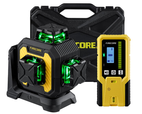 Firecore F93 laser level with magnetic bracket for precise mounting