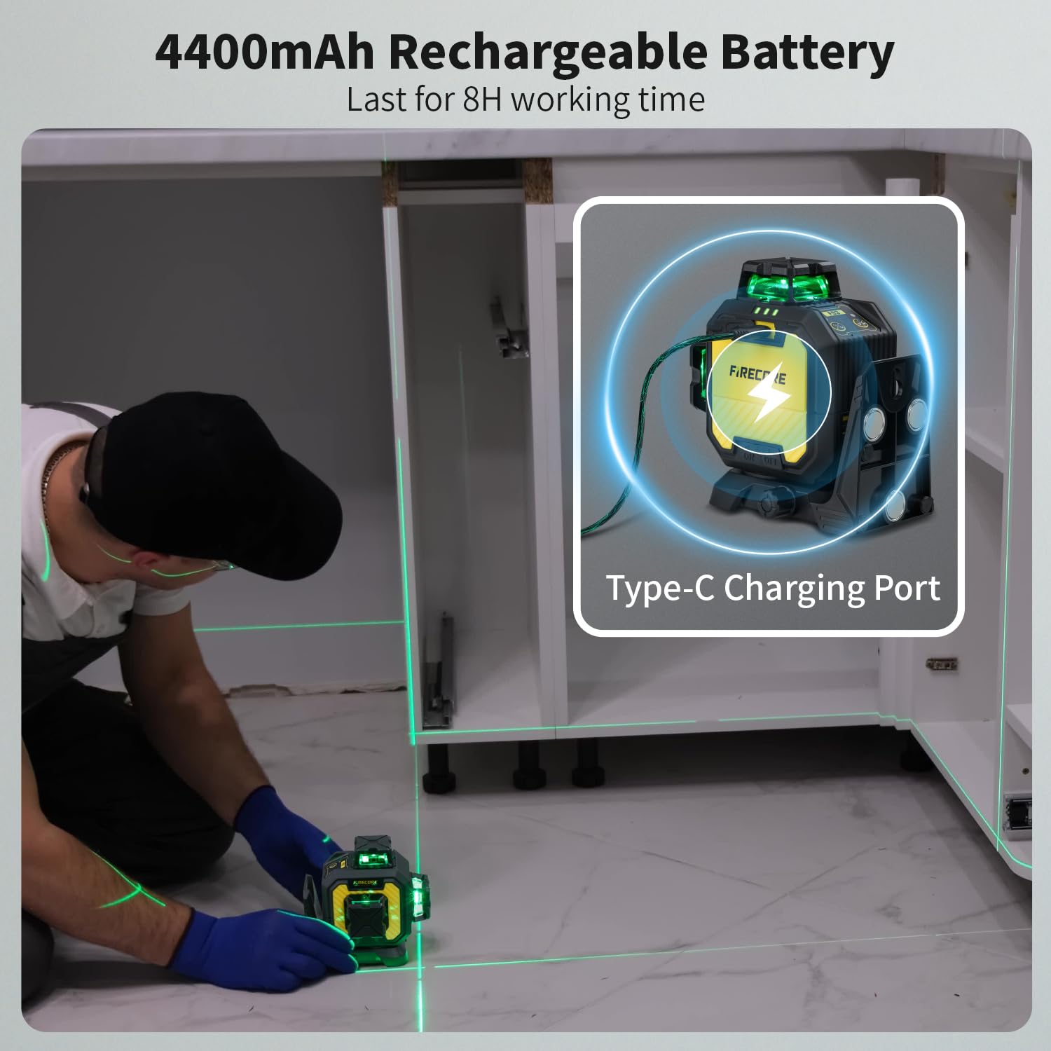 Firecore F93 4400mAh rechargeable battery for long projects