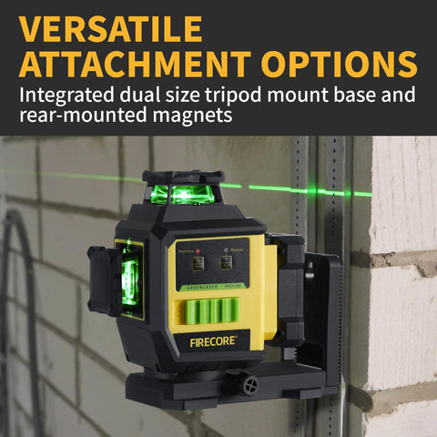 Firecore F95T-XG integrated magnetic bracket keeps tool steady.