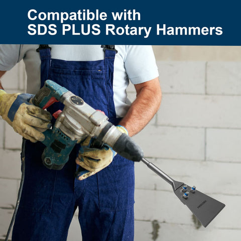 SDS Plus shank compatibility with drills and hammer tools.