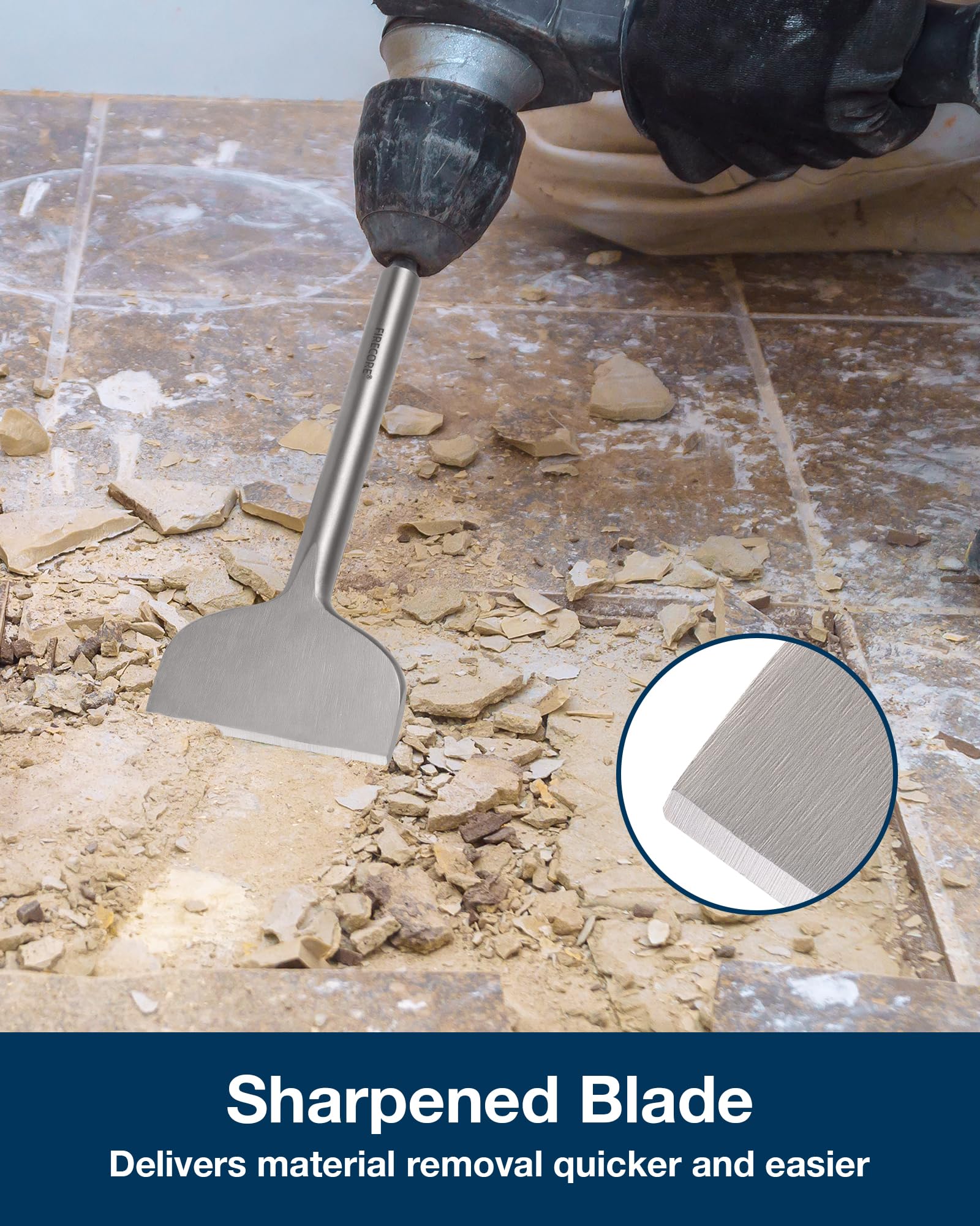 Firecore upgraded sharpened blade delivers faster material removal with less bind