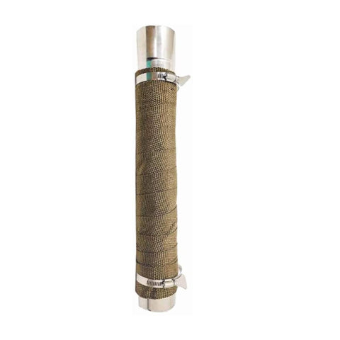 FireHiking fireproof pipe wrap around basalt fiber for high temperature protection.