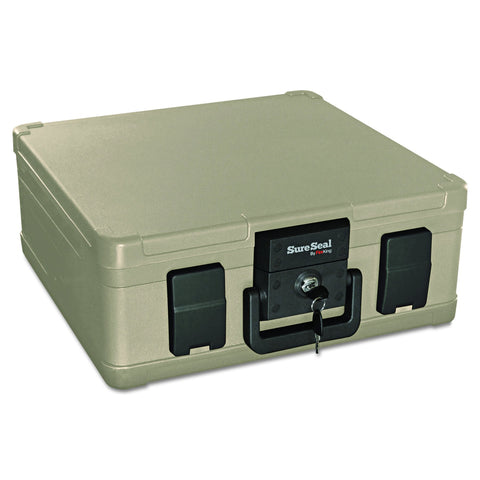 FireKing SureSeal fire safe latch close-up showing secure locking for valuables