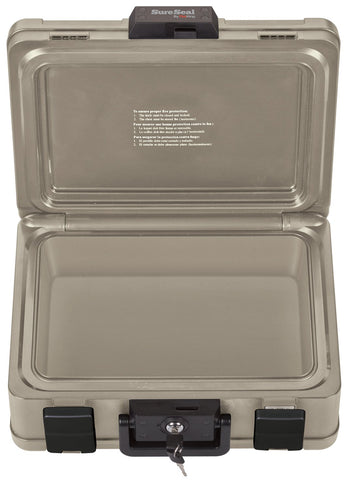 FireKing SureSeal waterproof gasket highlighting flood protection for documents