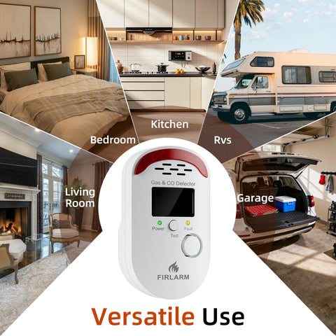 Firlarm flame-retardant PC housing resists dirt and grease buildup.