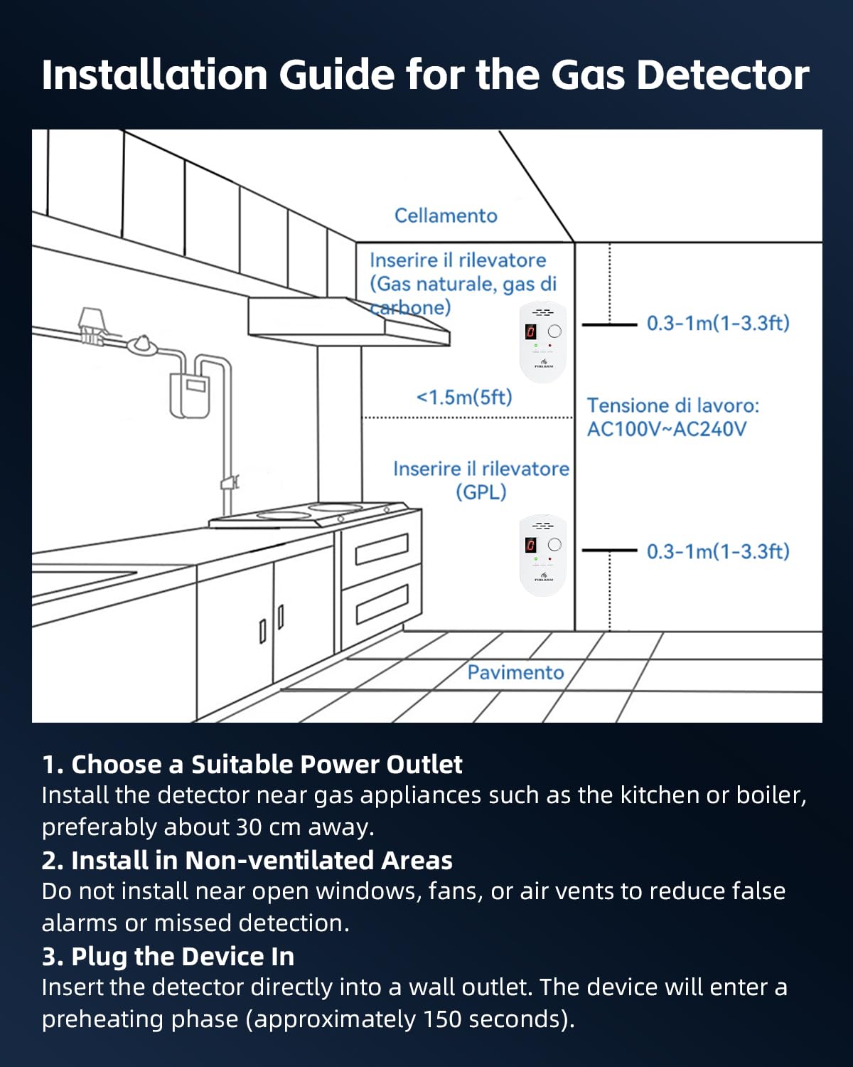 Firlarm flame-retardant housing enhances safety and durability.