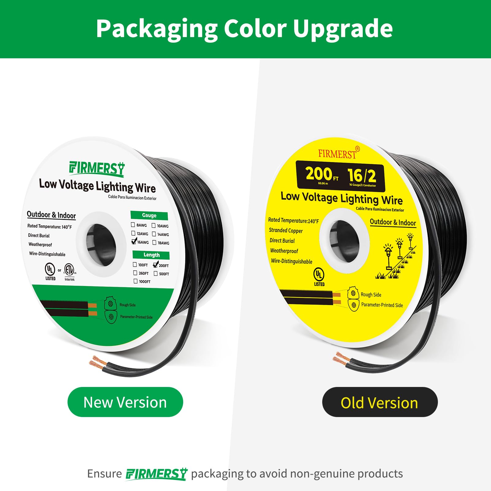 FIRMERST flexible low-voltage wire for easy stripping and quick installations.