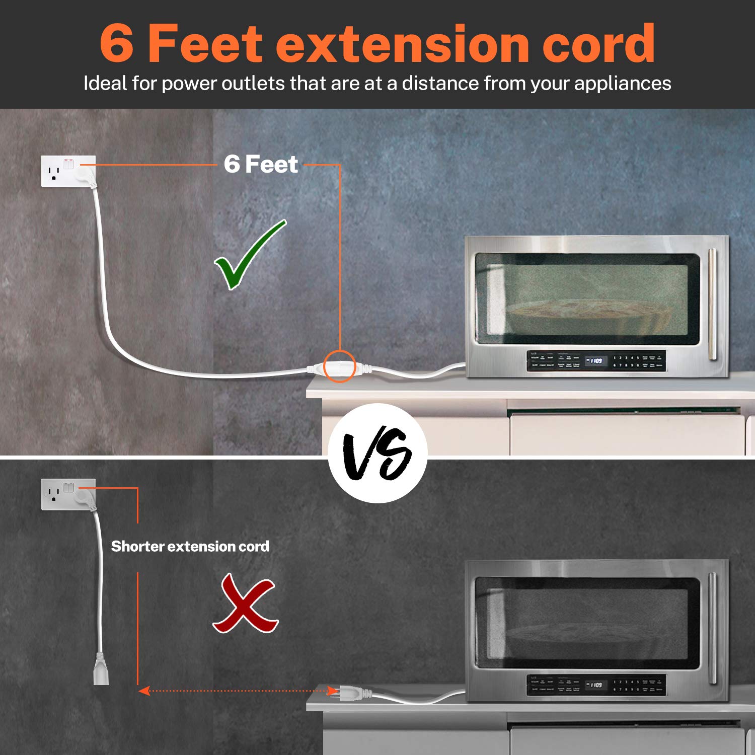 UL-listed and RoHS-compliant FIRMERST cord ensures safe daily use