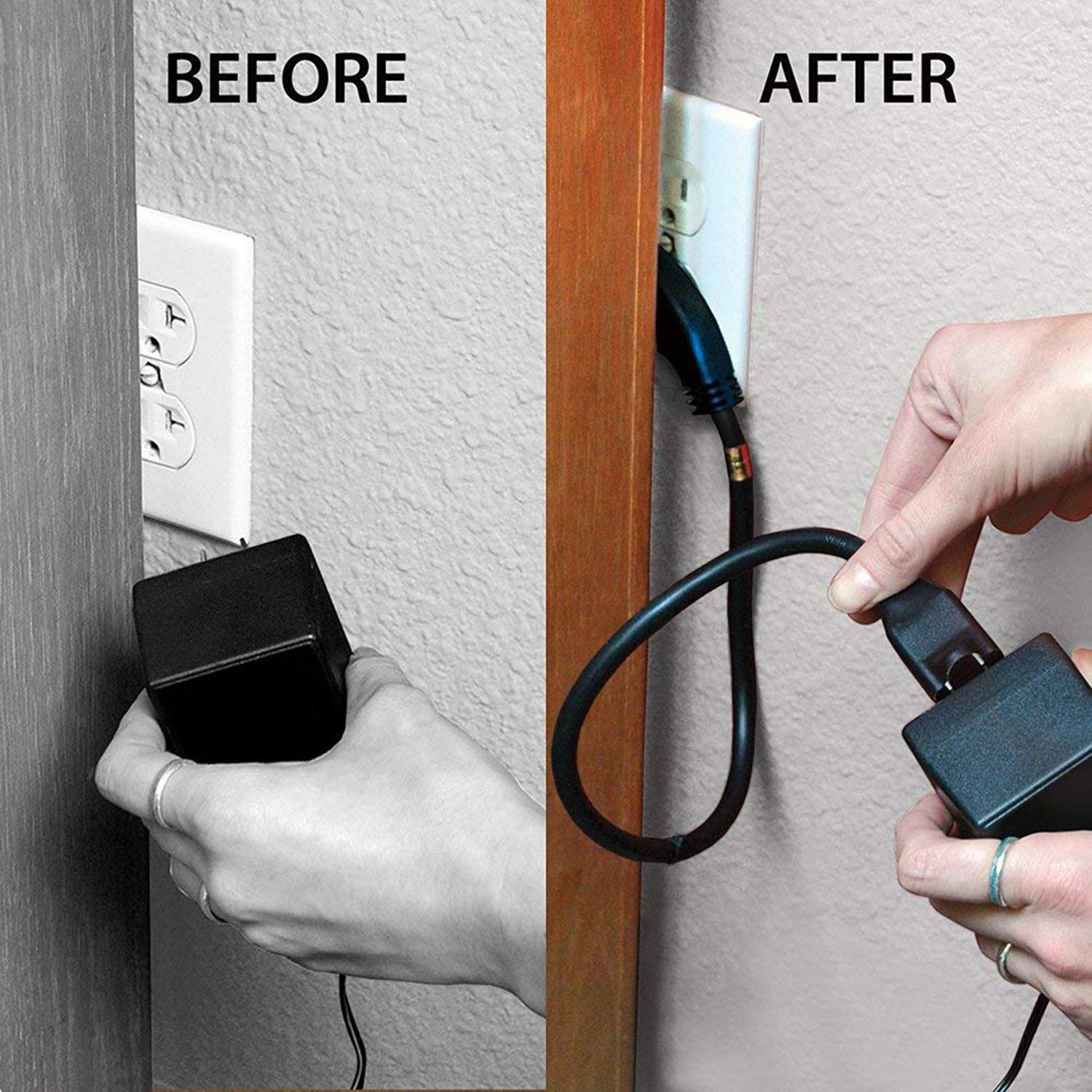 FIRMERST NEMA 5-15 plug compatible with most household electronics.