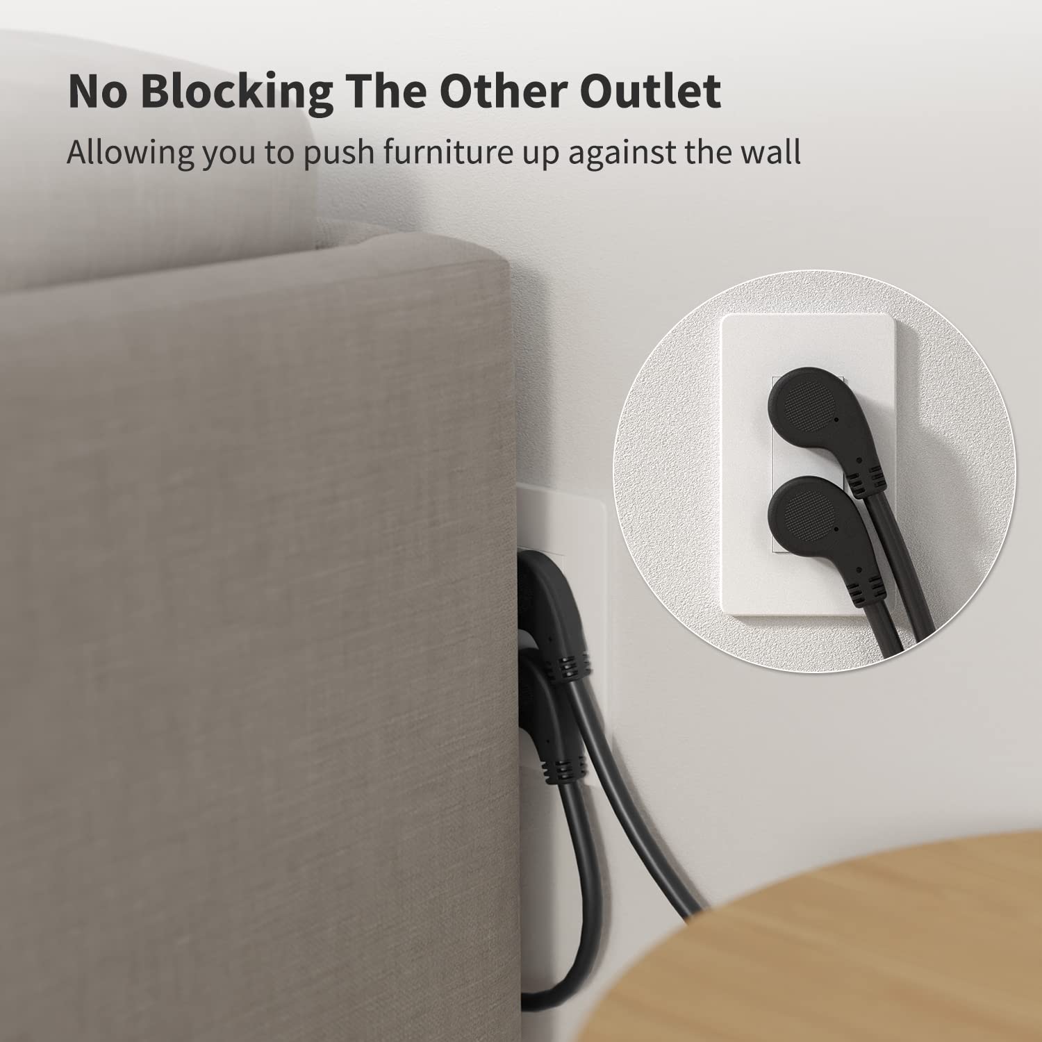 FIRMERST six-pack extension cords suitable for home, office, and studio setups.