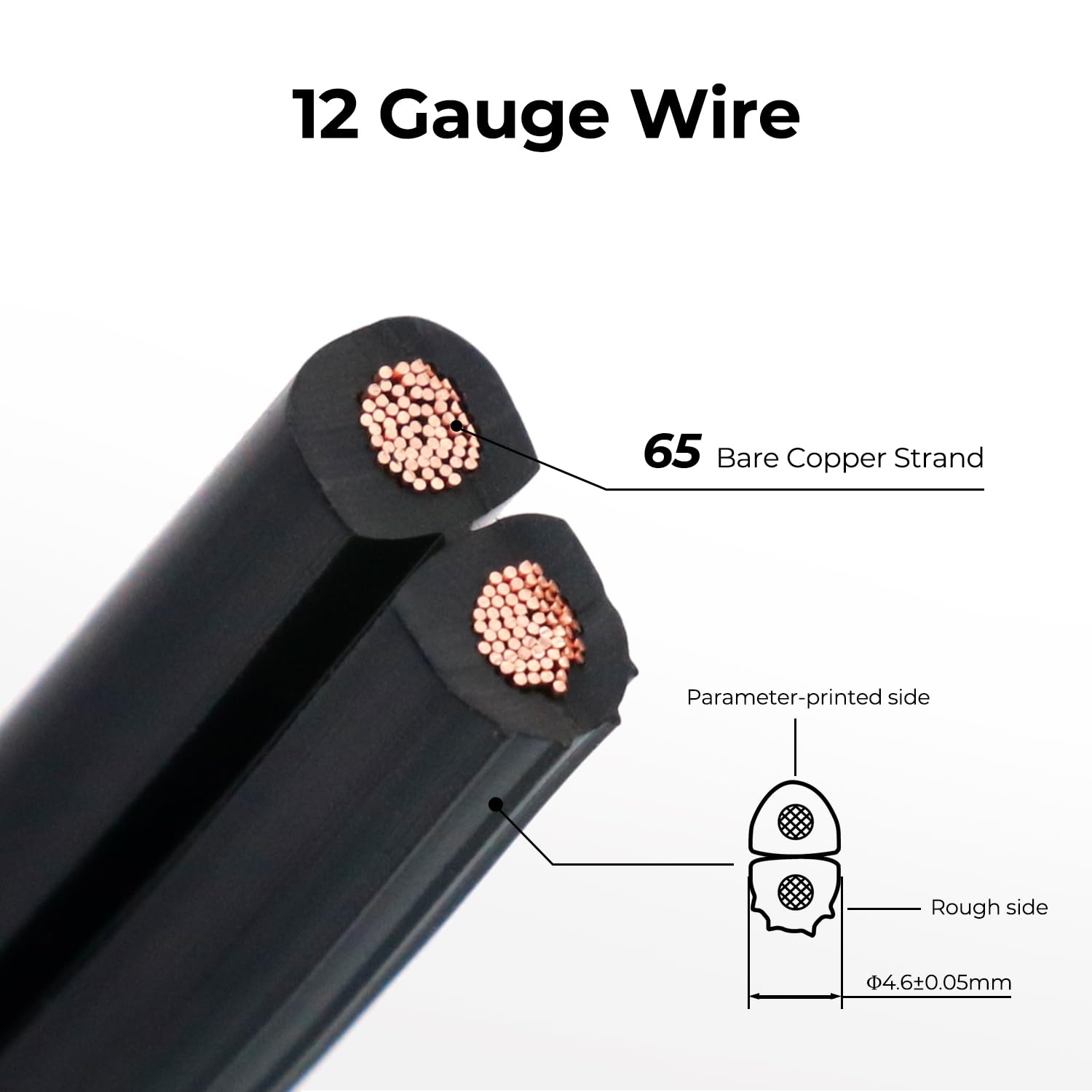 Weatherproof burial-ready FIRMERST low-voltage wire for outdoor installs