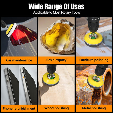 Firmoath 3-inch sanding kit components laid out for home projects