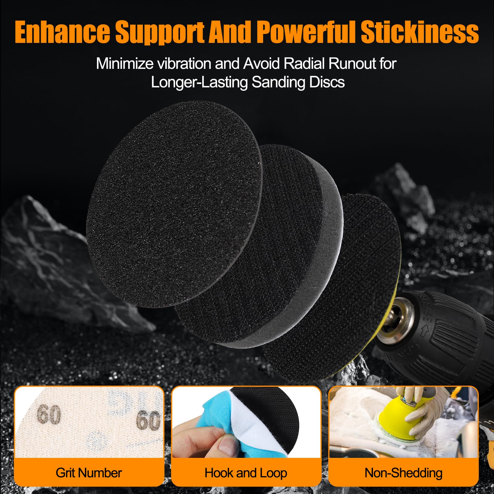 Firmoath wool polishing pads for deeper polishing and dust reduction