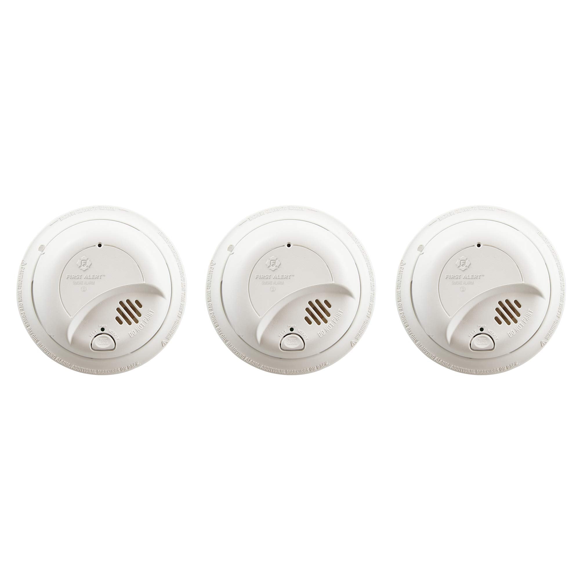 First Alert 9120B smoke detector front view emphasizes a reliable home safety device