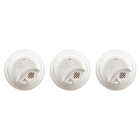 First Alert 9120B smoke detector front view emphasizes a reliable home safety device