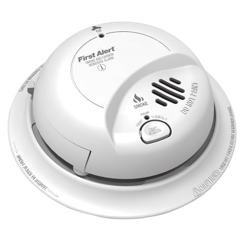 First Alert BRK SC-9120B front view highlighting easy installation and protection