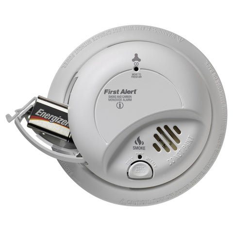 First Alert BRK SC-9120B test/silence button for easy, non-disruptive checks