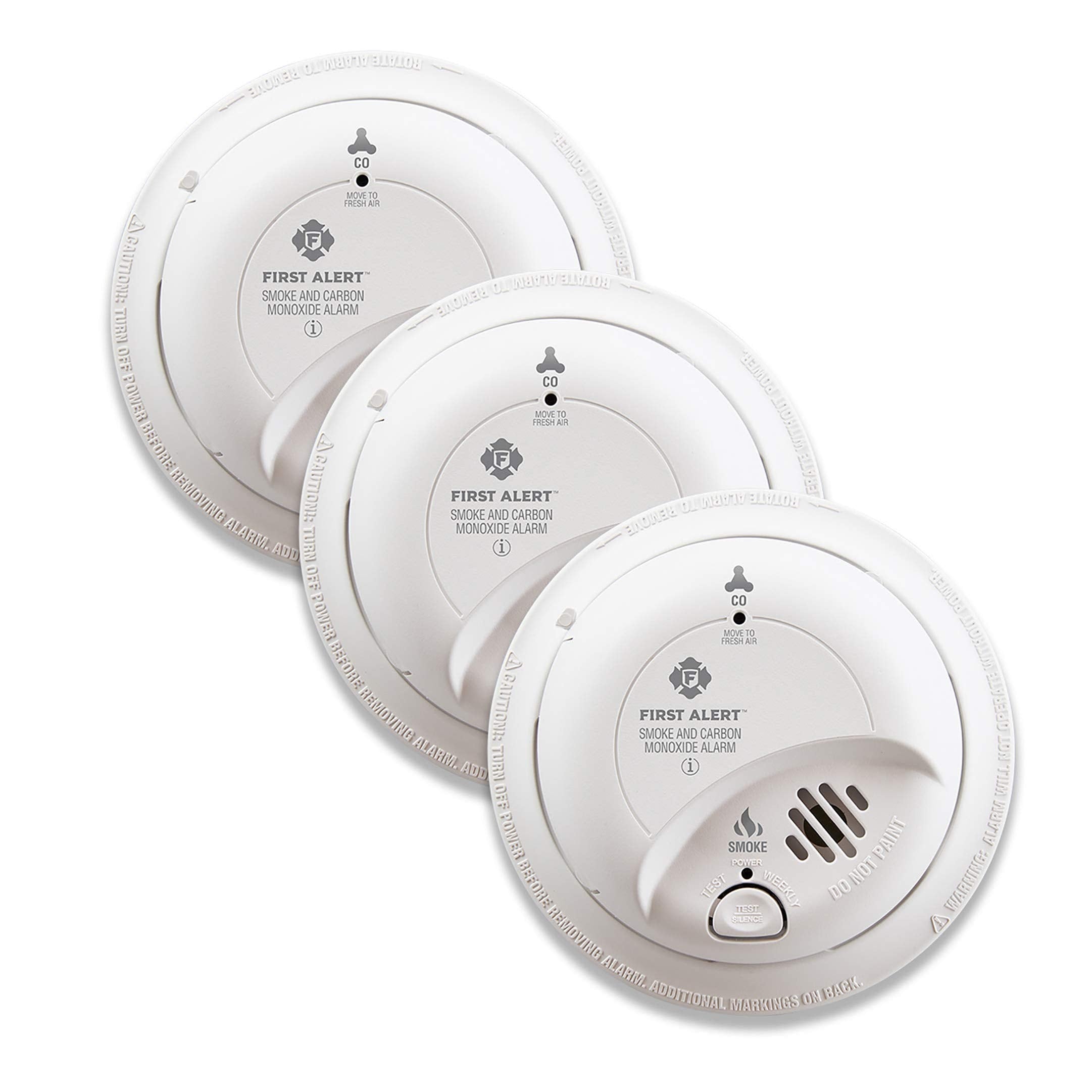 First Alert detector overhead installation for precise mounting and reliable monitoring.