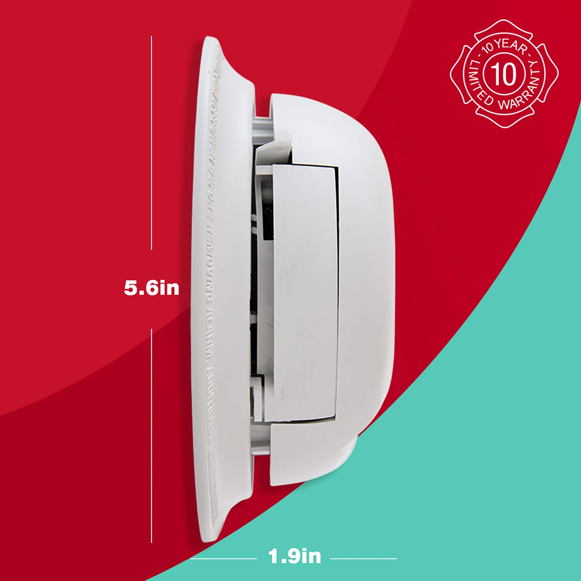 First Alert BRK SC9120B-6 in smoke detection mode with clear alerts