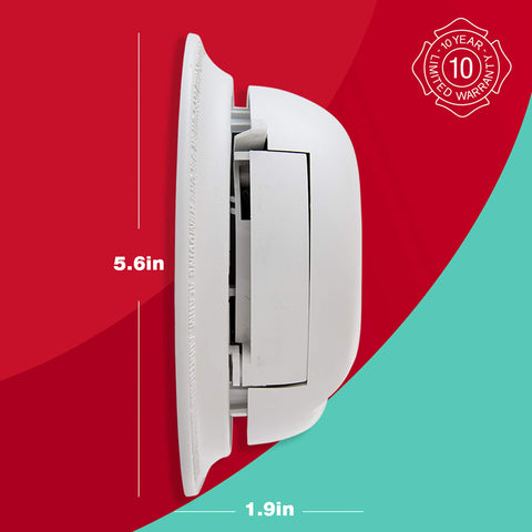 First Alert BRK SC9120B-6 in smoke detection mode with clear alerts