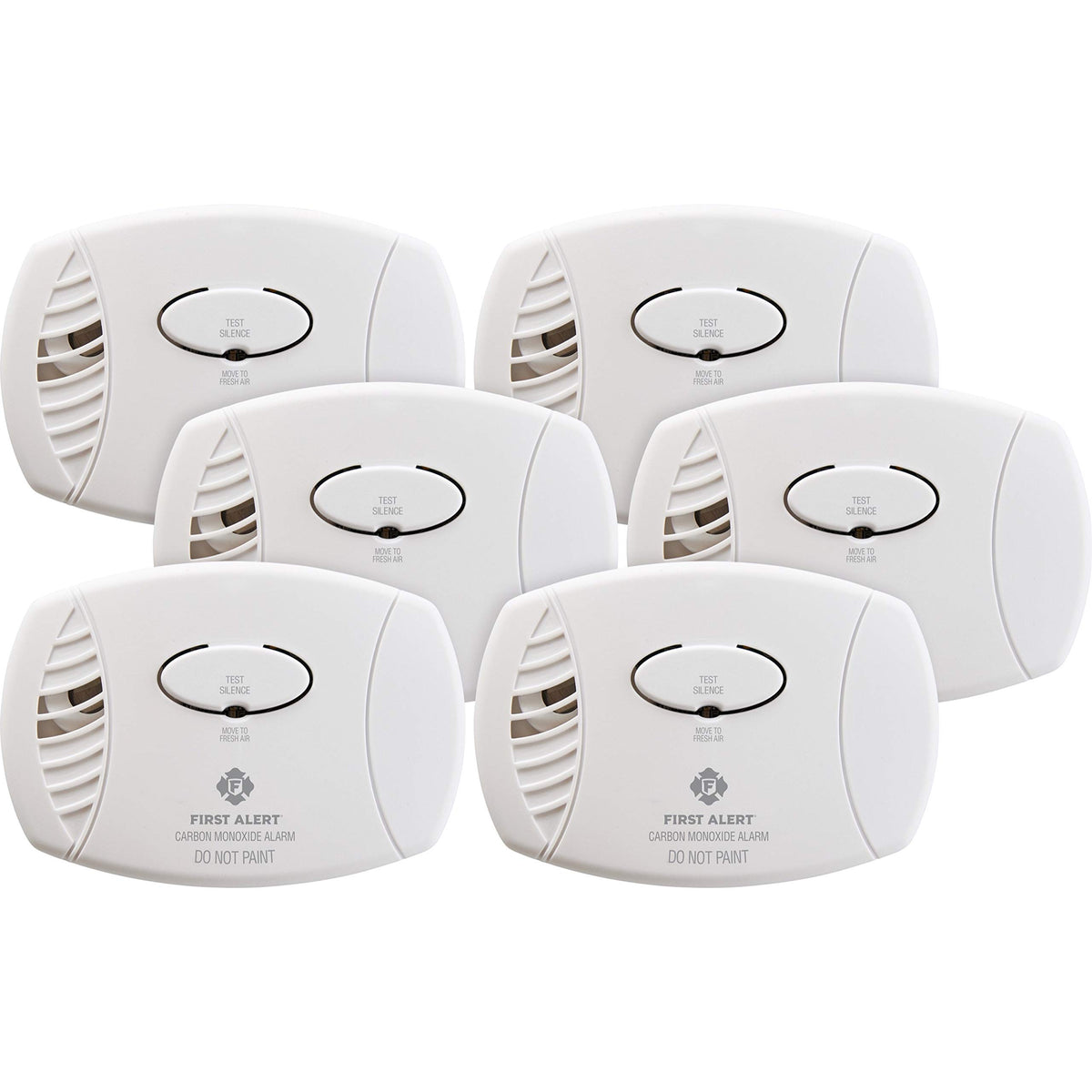 First Alert CO400 detector pack front view for reliable monitoring on every home level.