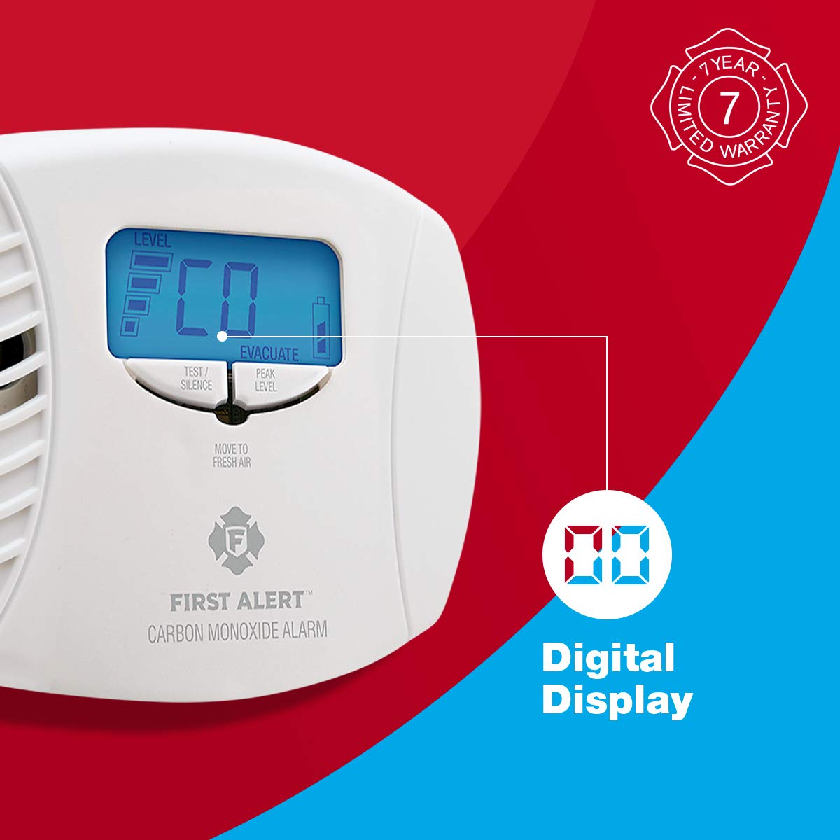 First Alert CO615 end-of-life chirp indicates replacement needs.