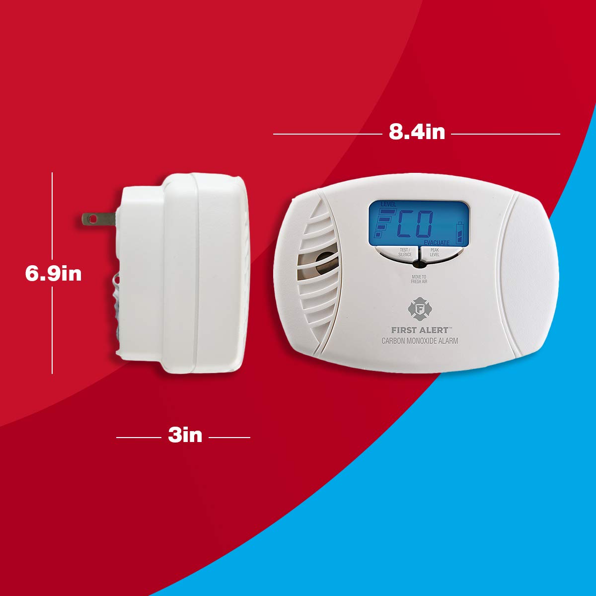 First Alert CO615 includes two AA batteries for immediate use.