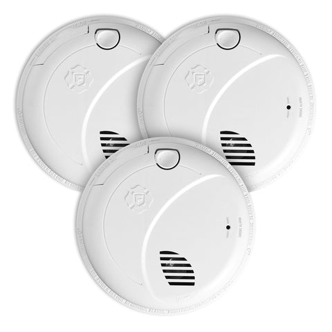 First Alert interconnect smoke alarm front view enhances early warning for the whole home