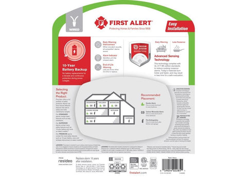 First Alert interconnected alarms enable whole-home warning with a single trigger