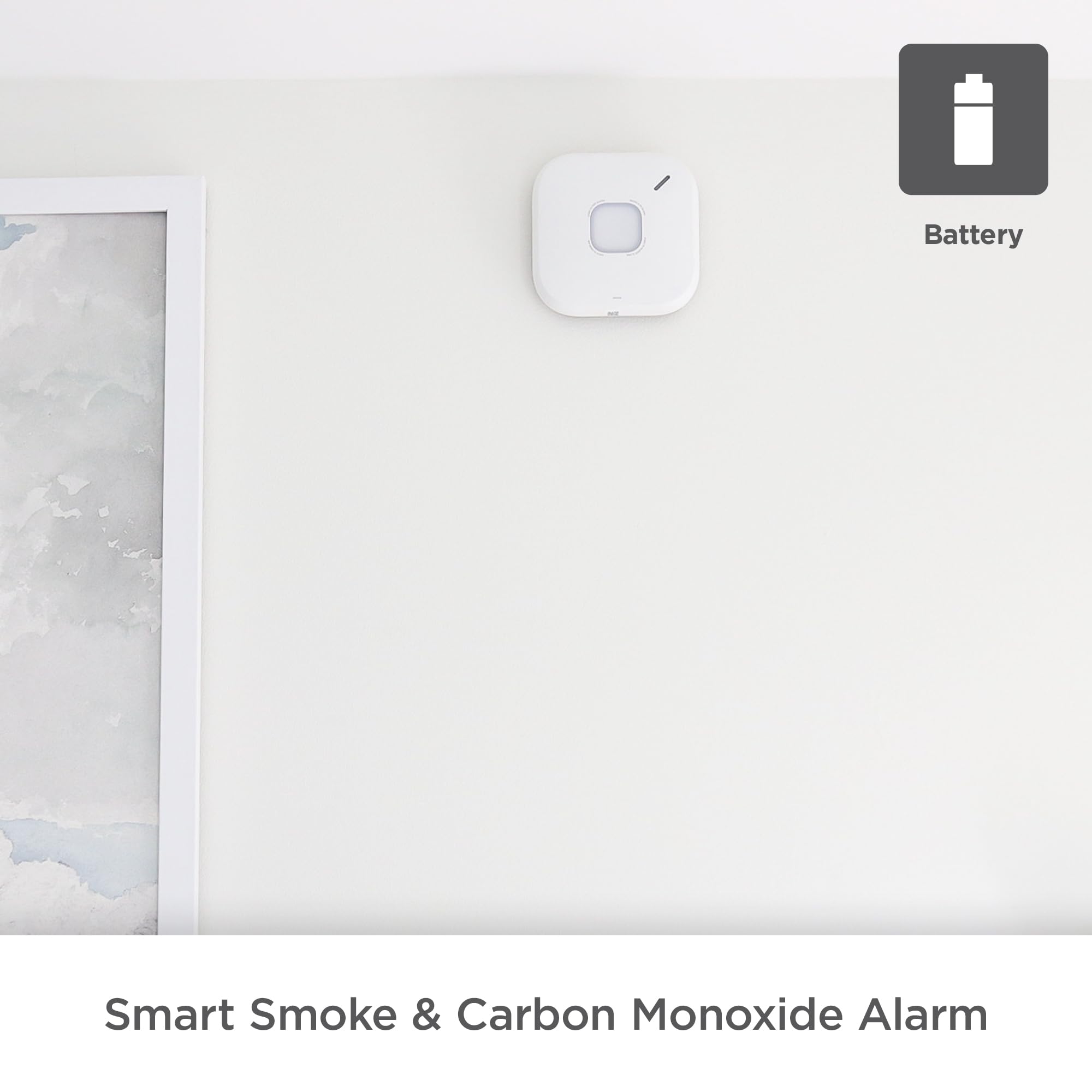First Alert SC5 interconnects with other alarms to sound throughout the home.