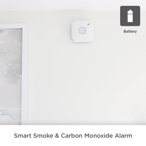 First Alert SC5 interconnects with other alarms to sound throughout the home.