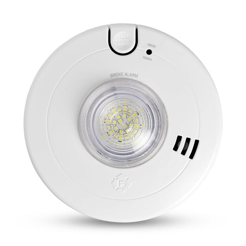 First Alert SM110LED-AC front view for reliable home safety