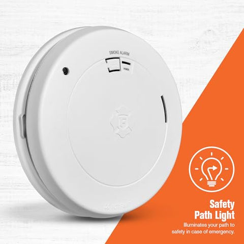 First Alert SM210L ten-year sealed battery for maintenance-free protection.