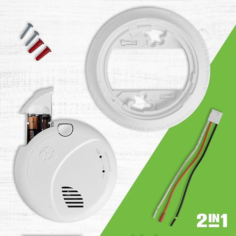 First Alert SMCO100V-AC battery backup maintains protection during outages
