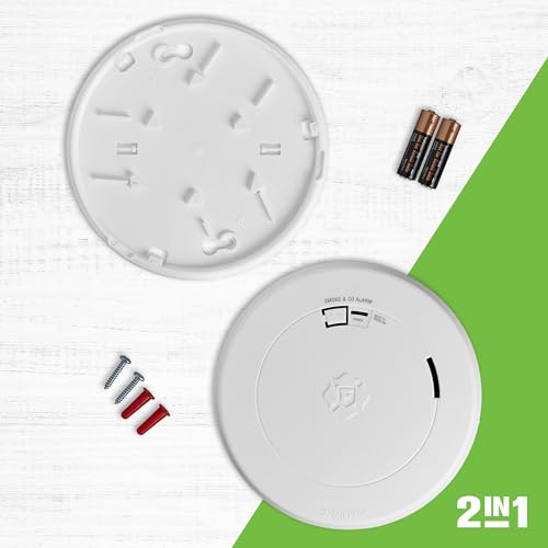 First Alert SMCO200 battery-operated unit enables easy installation anywhere.