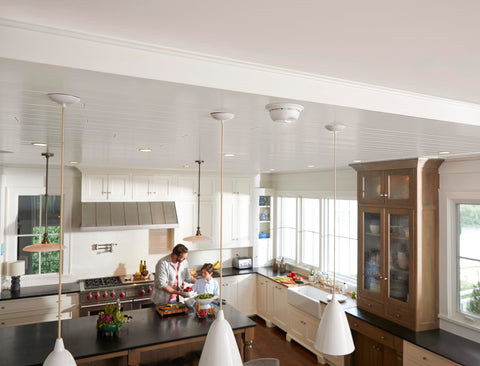 First Alert SMI100-AC ceiling mount installed for proactive safety coverage