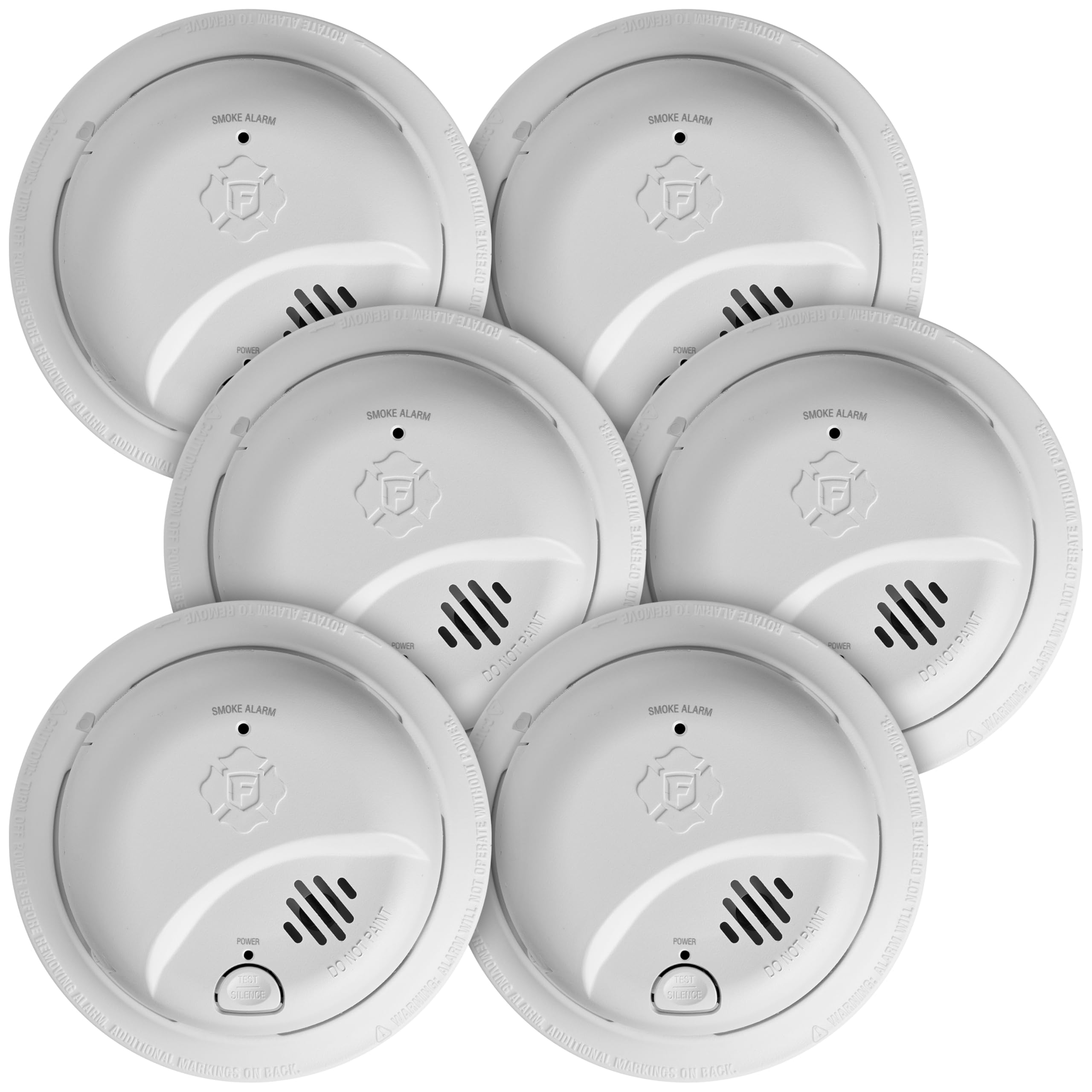 First Alert SMI100-AC interconnected smoke alarm front view for reliable home protection