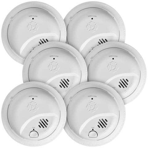 First Alert SMI100-AC interconnected smoke alarm front view for reliable home protection