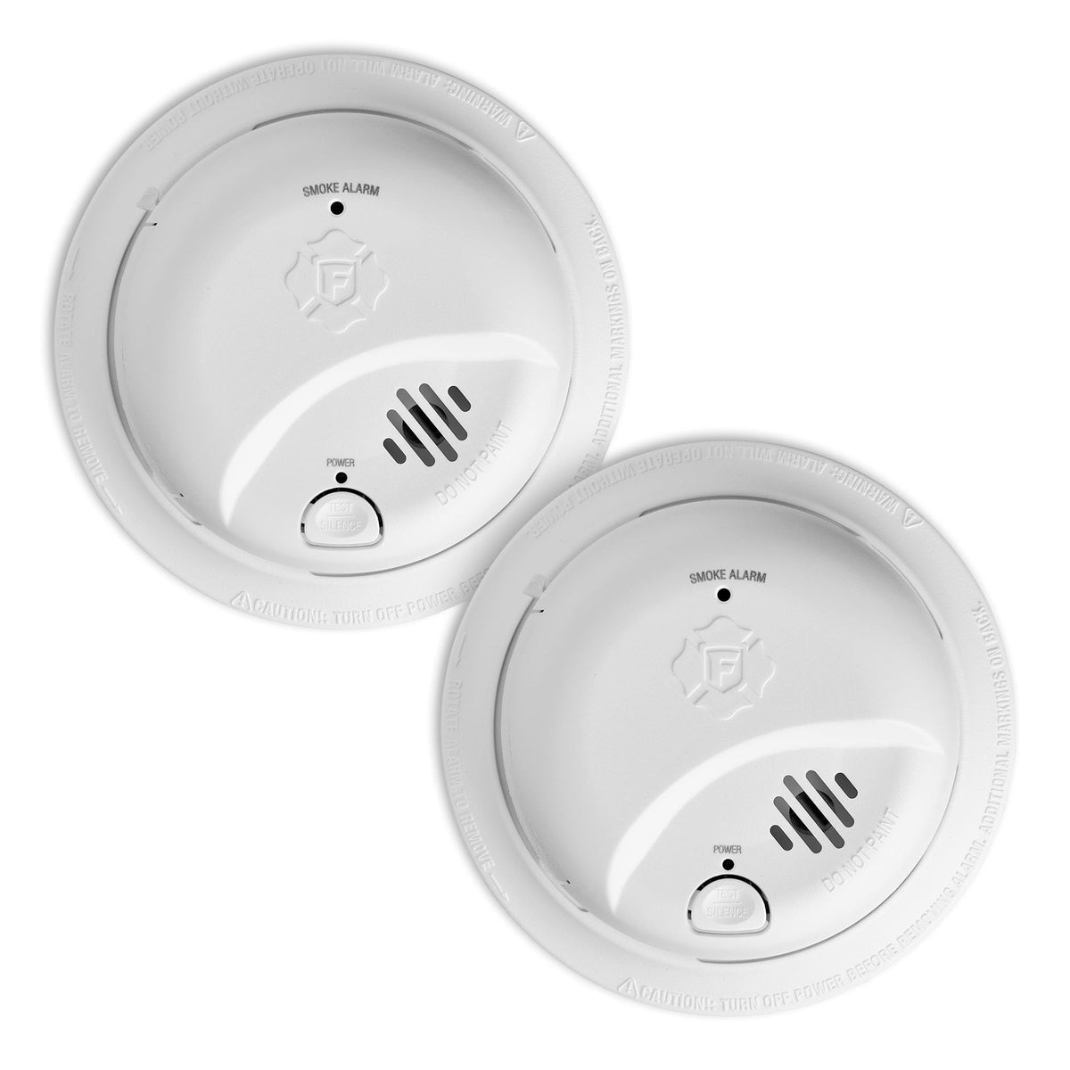 First Alert SMI100 front view of the battery-operated smoke alarm
