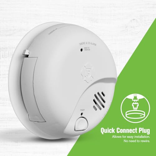 Interconnect linkage of First Alert SMICO100-AC showing whole-home alert capability