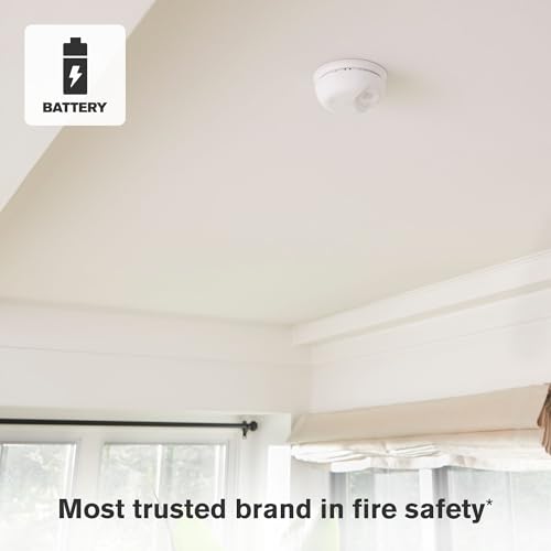 First Alert SMICO110 10-year battery guarantees decade of low-maintenance protection.