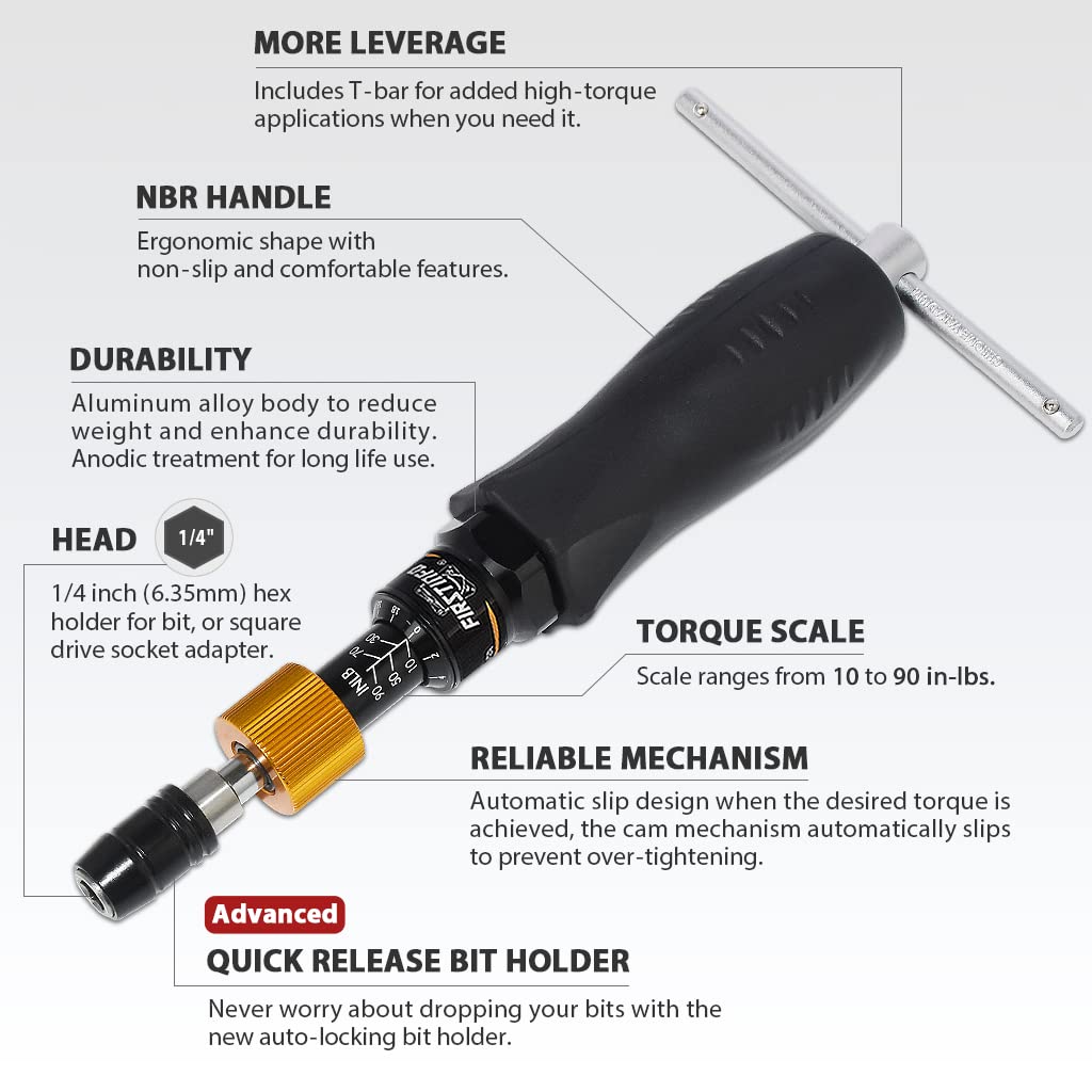 FIRSTINFO H5188 with an extra T-handle for higher leverage during tight fittings