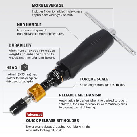 FIRSTINFO H5188 with an extra T-handle for higher leverage during tight fittings
