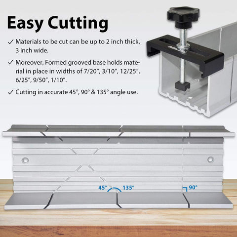 FirstInfo H5441 aluminum construction offers portable, durable use for DIY molding and framing tasks