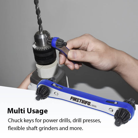 Universal chuck compatibility covers common sizes for quick, reliable changes.