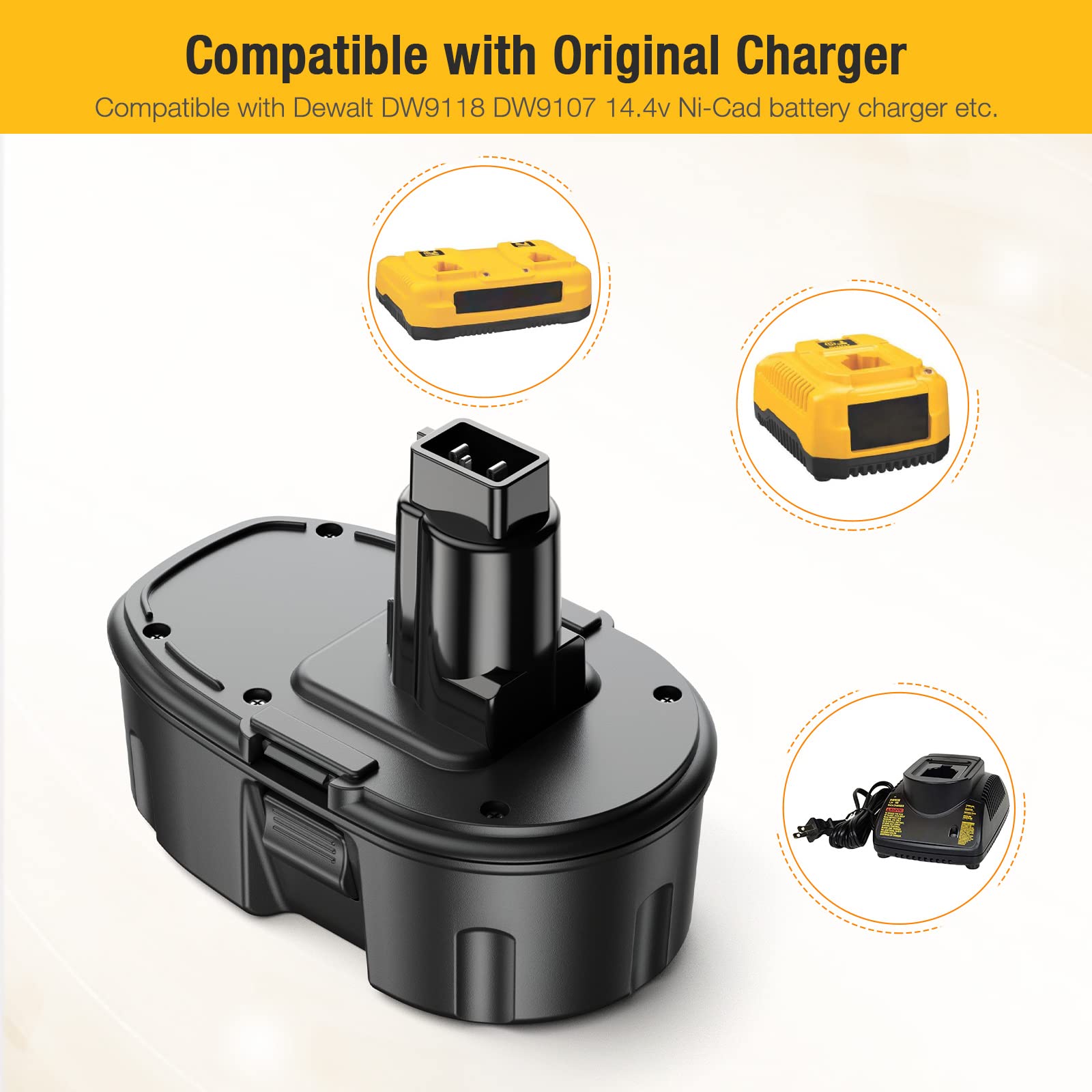 High-capacity XRP battery from FirstPower delivering extended run-time.