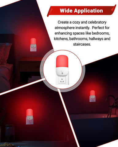 Firtallon night light in bedroom creates a calm, low-glow environment.